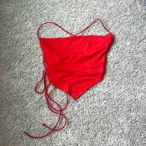 Sexy Tie Up Top with Open Back